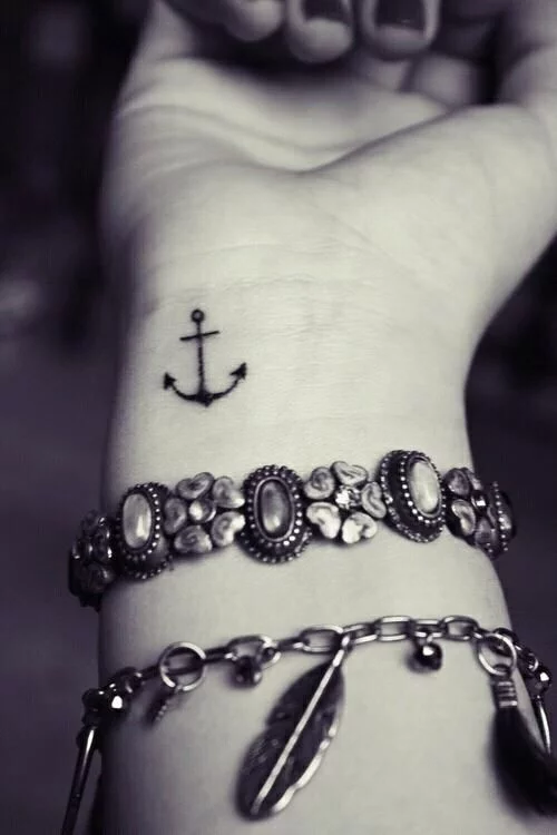 Anchor Tattoo On Wrist  Tattoo Designs Tattoo Pictures