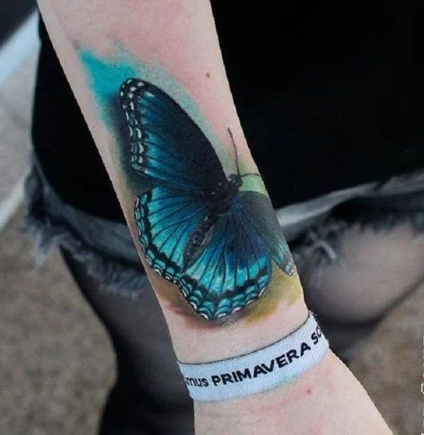 Blue Butterfly Tattoo Images Browse 4956 Stock Photos  Vectors Free  Download with Trial  Shutterstock
