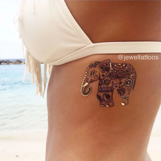 Tattoo Artist on Instagram Got the chance to take some healed picture of  this elephant tattoo I started about a year ago hope you like it  tattoo  longbeachtattoo 
