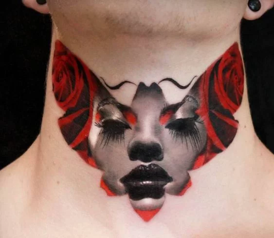 angel devil neck tattooTikTok Search