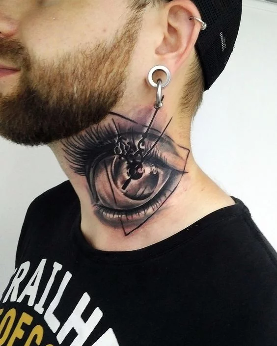 French elementary school teacher is covered in tattoos  even his eyes