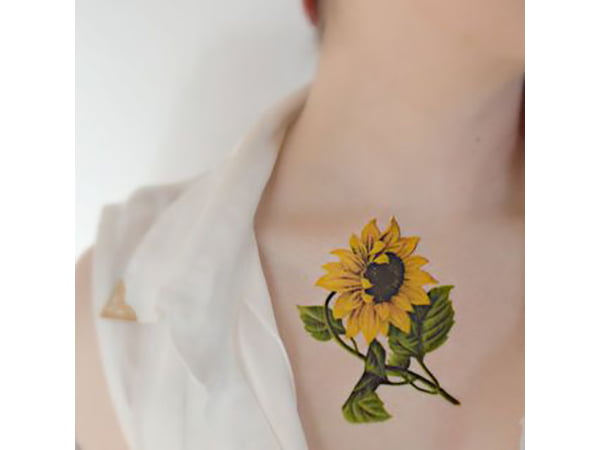 60 Adorable Sunflower Tattoos that will Always Cheer You Up