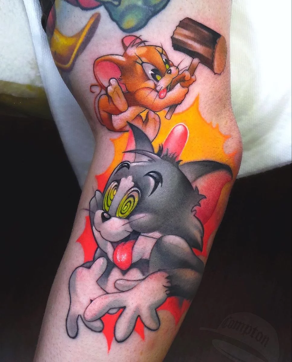 48 Best Tom  Jerry Tattoos  Tattoo Designs  TattoosBagcom