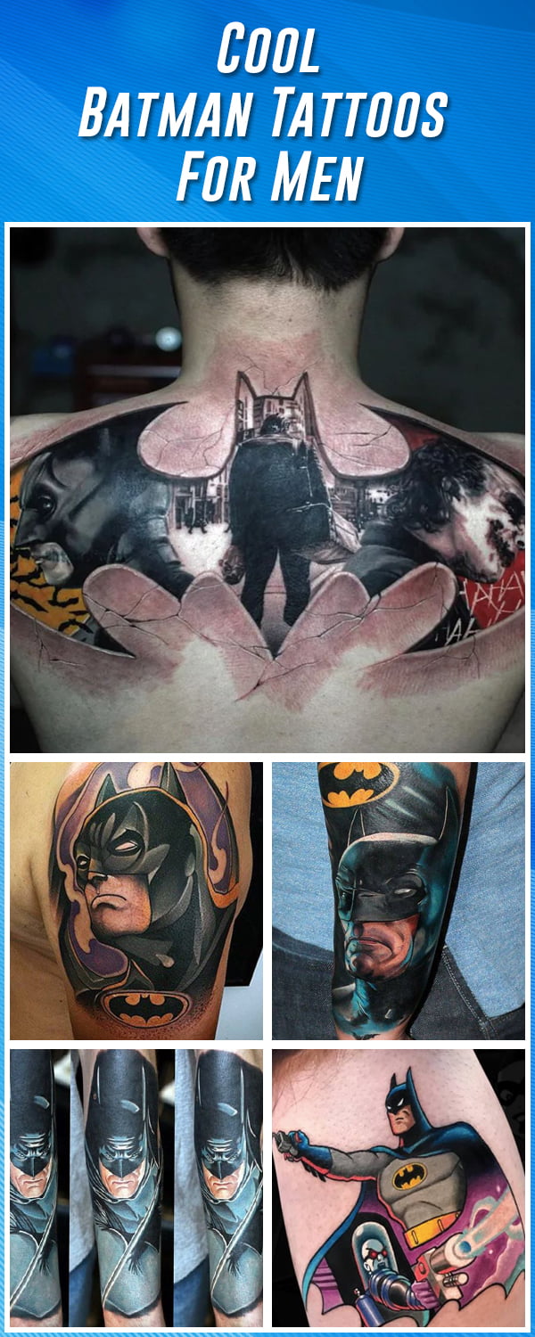 Batman  Joker sleeve by Brandon Heffron TattooNOW