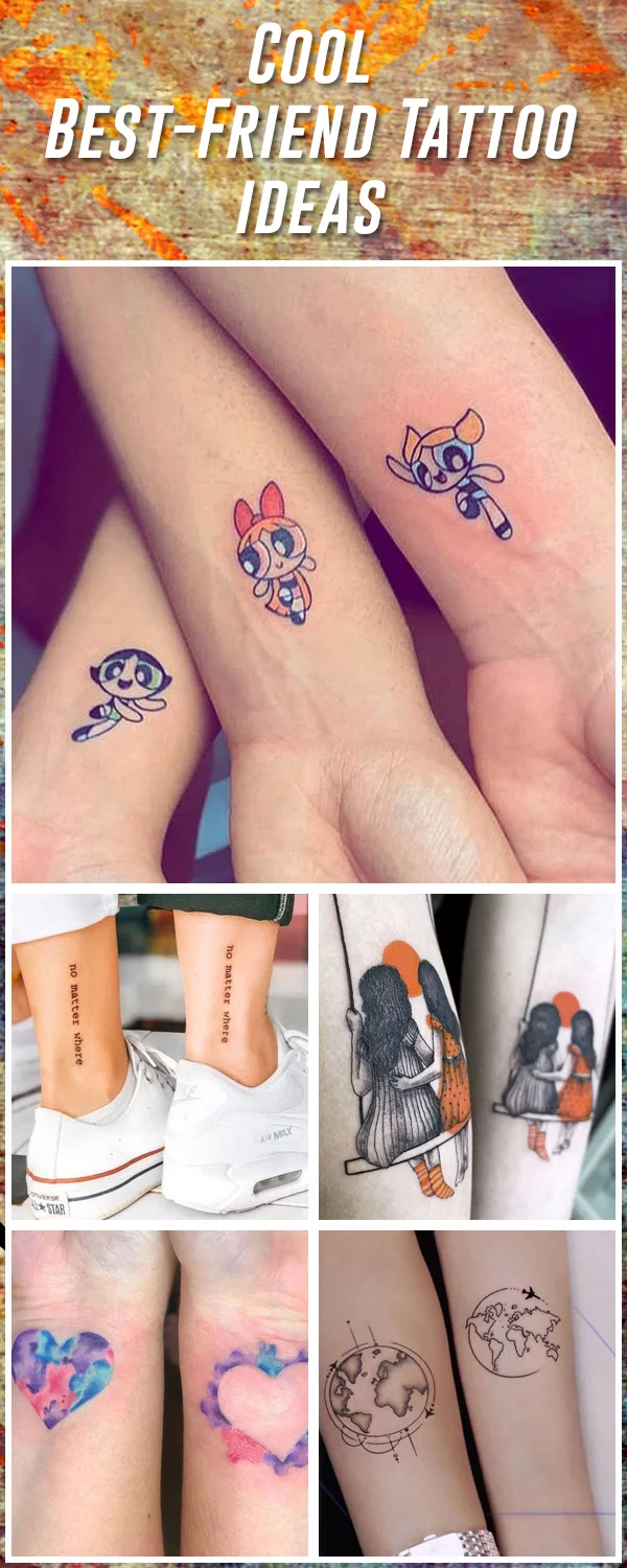 101 Best Friend Tattoos To Commemorate Lifelong Friendship  Psycho Tats