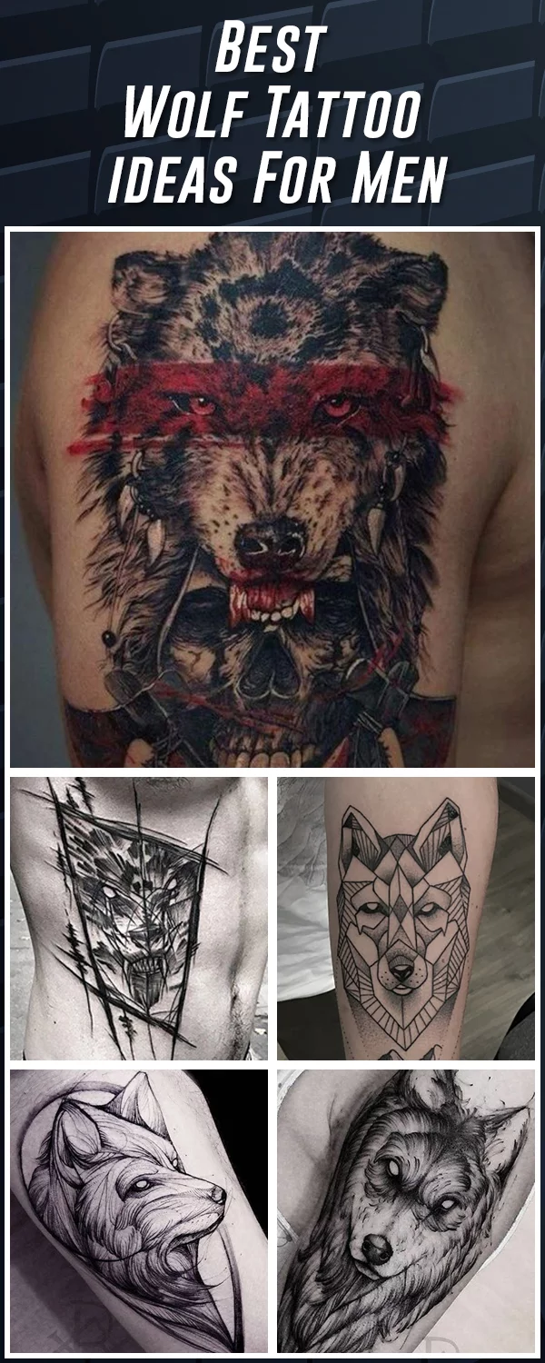 Black Wolf Warrior Temporary Tattoos For Men Adult Women Tiger Lion Crown  Fake Tattoo Sticker Waterproof Body Art Painting Tatoo  Temporary Tattoos   AliExpress