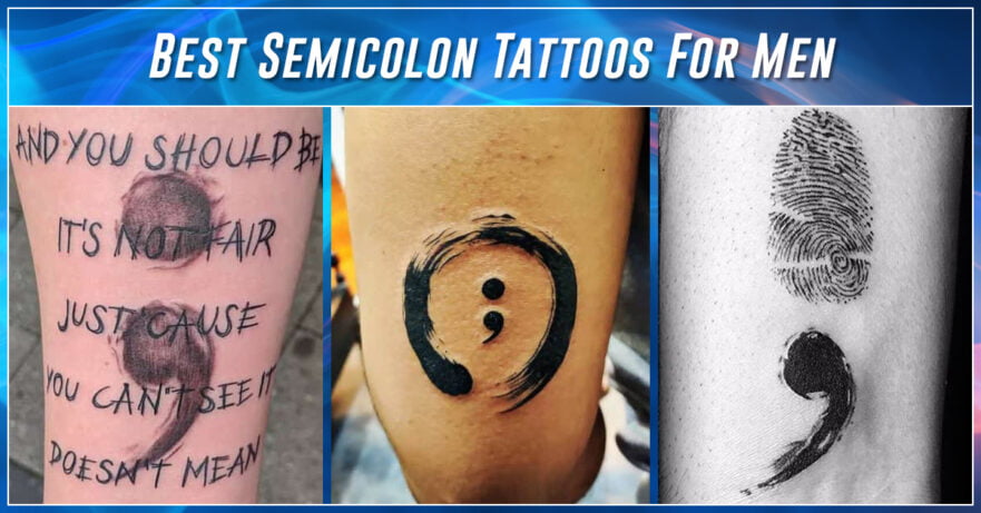Inspiration For Semicolon Tattoos To Show Your Story Isnt Over Yet   Tattoodo