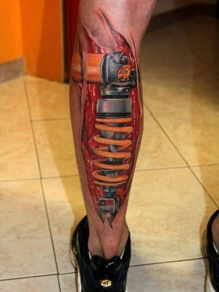 50 Suspension Tattoo Designs For Men  Shock Absorber Ideas