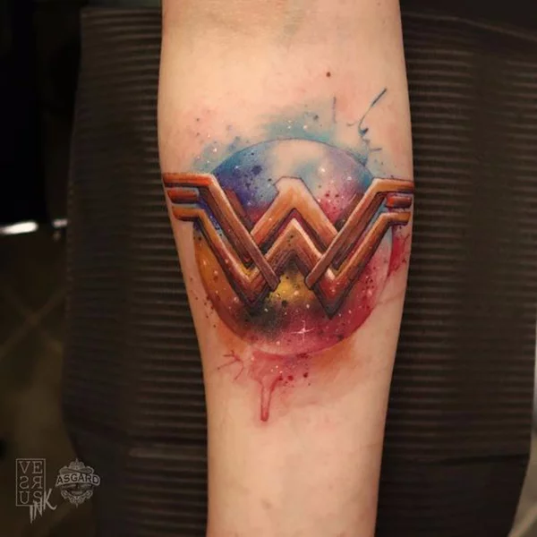 Superman Symbol  Wonder Woman Symbol Tattoo IdeasCouple Tattoo Ideas