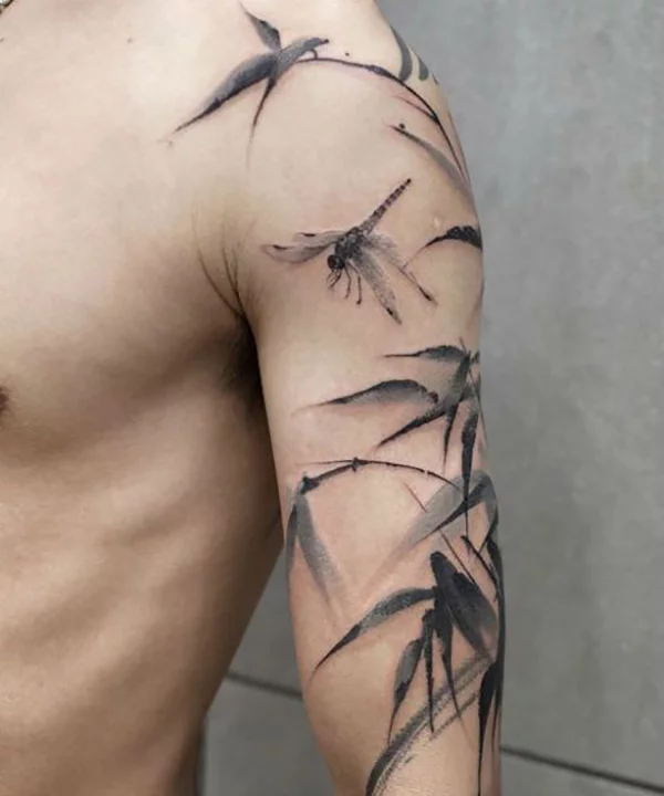 Tattoo uploaded by Danny Reynolds  dandelion tattoo dragonfly forearm  redesign arm tattoo ink inked inklife creativetattoos  Tattoodo