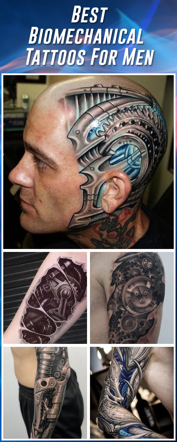 54 Mechanical Sleeve Tattoos