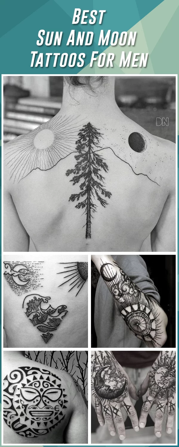 100 Stylish Sun And Moon Tattoos With Meanings  The Trend Scout