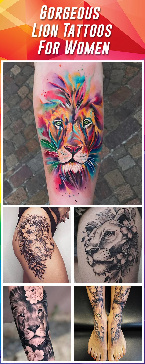 17 Powerful Lion Tattoo Designs For Men And Women  Tikli