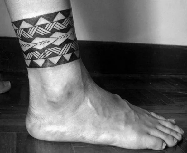 115 Best Ankle Bracelet Tattoo  Designs  Meanings 2019