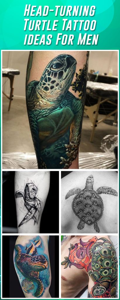 60 Turtle Tattoos that are Full of Charm and Style – Meanings, Designs ...