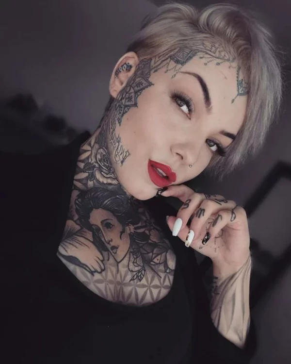 40 Small But Bold Face Tattoos  CafeMomcom