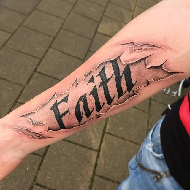 Amazoncom  Dopetattoo 6 Sheets Temporary Tattoo Faith Tattoo in Cross  Shape Fake Tattoos for Men Women Girls Neck Tattoo  Beauty  Personal Care