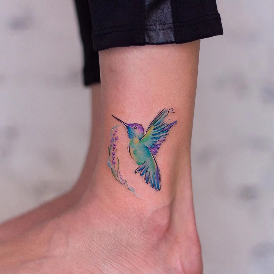 Aggregate More Than Small Watercolor Hummingbird Tattoo Super Hot In Cdgdbentre