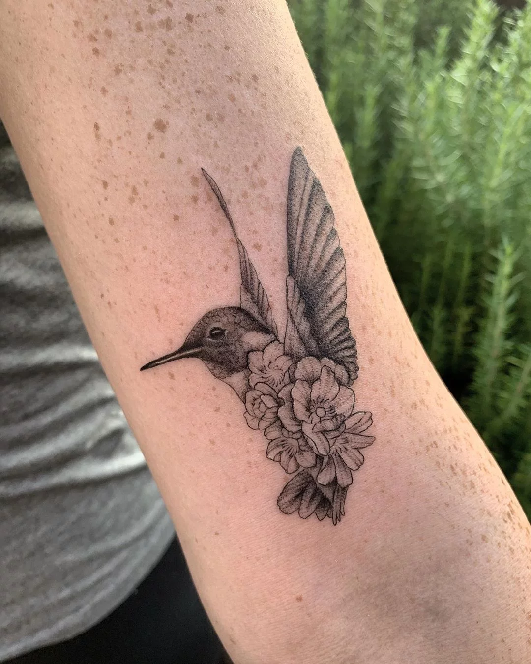 Hummingbird tattoo by Andrea Morales  Post 30579