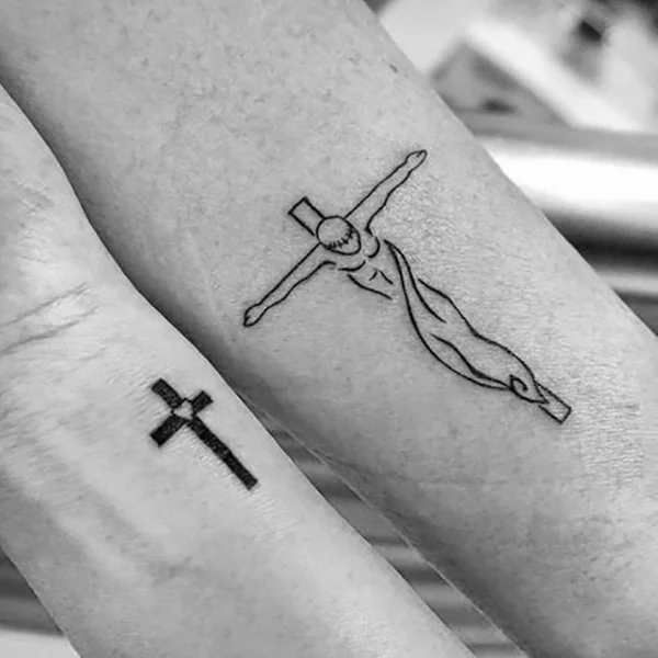 jesus cross tribal tattoos  Clip Art Library