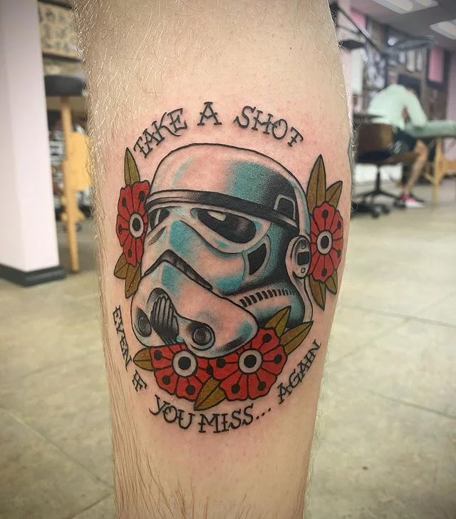 Star Wars trooper traditional tattoo style  Best Tattoo Ideas Gallery