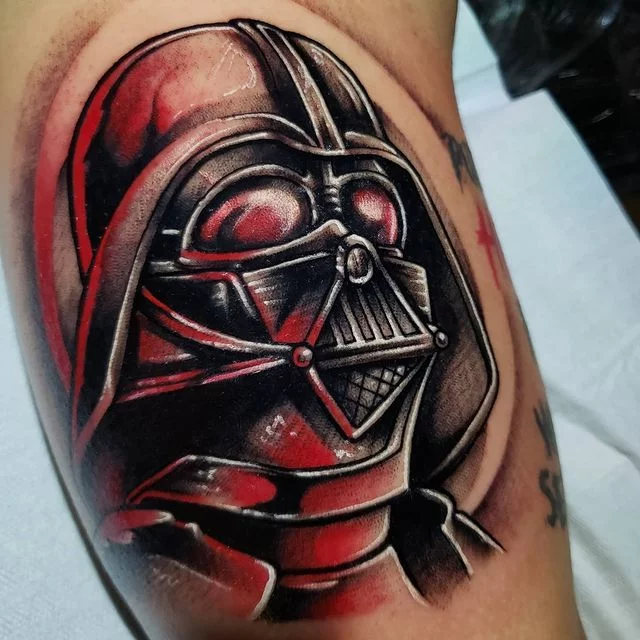 Darth Vader Star Wars Tattoo by J J Jackson spons by laricher23 on  DeviantArt